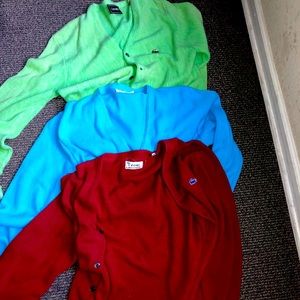 Lacoste cardigan sweaters
